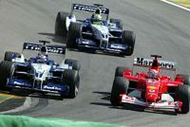 Titel-Bild zur News: Montoya, Ralf und Michael Schumacher