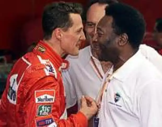 Schumacher und Pele Titel-Bild zur News: Schumacher und Pele