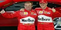 Barrichello und Schumacher
