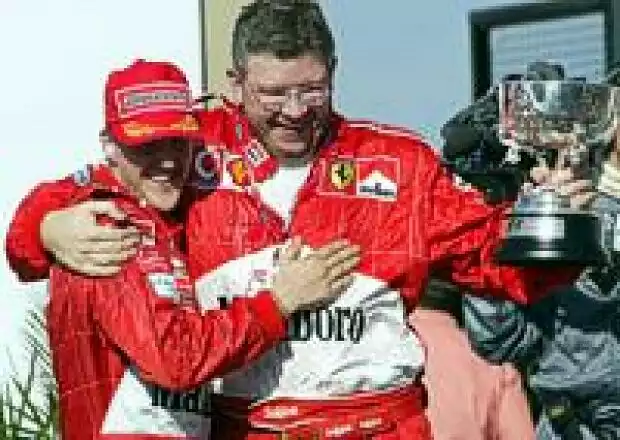 Schumacher und Brawn Titel-Bild zur News: Schumacher und Brawn