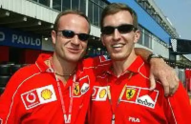 Rubens Barrichello und Luciano Burti Titel-Bild zur News: Rubens Barrichello und Luciano Burti