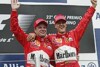 Bild zum Inhalt: Ferrari deklassiert die Konkurrenz in Imola
