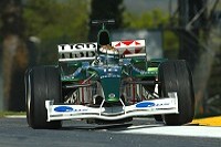 Eddie Irvine im Jaguar R3