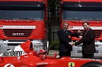 Bild zum Inhalt: Ferrari mit neuen Lkws