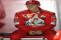 Michael Schumacher in der Ferrari-Garage