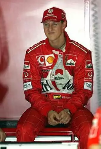 Michael Schumacher in der Ferrari-Garage Titel-Bild zur News: Michael Schumacher in der Ferrari-Garage