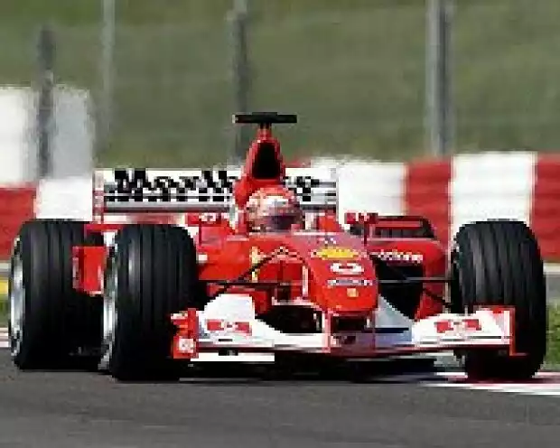 Michael Schumacher im F2002 Titel-Bild zur News: Michael Schumacher im F2002