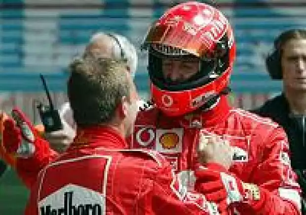 Rubens Barrichello, Michael Schumacher Titel-Bild zur News: Rubens Barrichello, Michael Schumacher