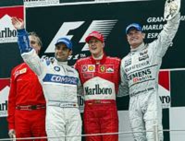 Titel-Bild zur News: Montoya, Schumacher, Coulthard