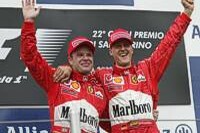 Schumacher und Barrichello