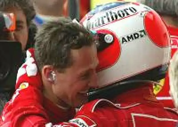 Titel-Bild zur News: Michael Schumacher, Rubens Barrichello