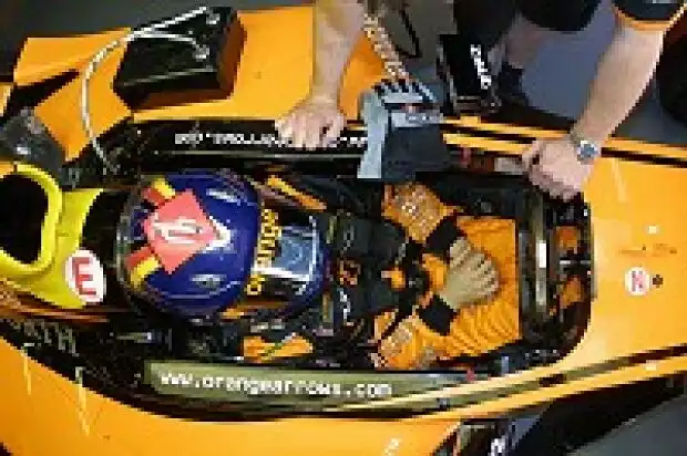 Titel-Bild zur News: Heinz-Harald Frentzen im A23