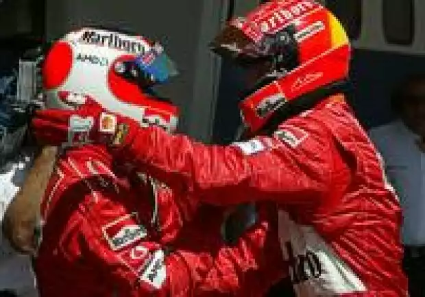 Barrichello und Schumacher Titel-Bild zur News: Barrichello und Schumacher