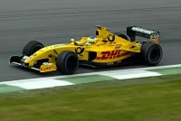 Giancarlo Fisichella im Jordan-Honda Titel-Bild zur News: Giancarlo Fisichella im Jordan-Honda