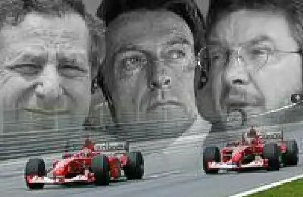 Ferrari-Führungstrio Titel-Bild zur News: Ferrari-Führungstrio