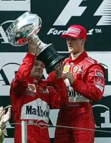 Barrichello und Schumacher Titel-Bild zur News: Barrichello und Schumacher