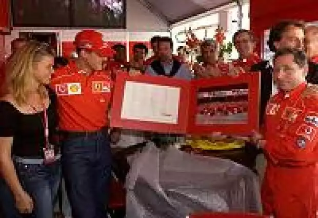 Corinna, Schumacher, di Montezemolo, Todt Titel-Bild zur News: Corinna, Schumacher, di Montezemolo, Todt