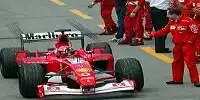 Bild zum Inhalt: Ferrari: Sieg für "Schumi" – Barrichello verärgert