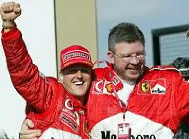 Titel-Bild zur News: Michael Schumacher, Ross Brawn