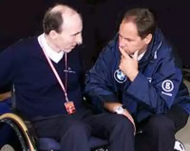 Frank Williams und Gerhard Berger Titel-Bild zur News: Frank Williams und Gerhard Berger