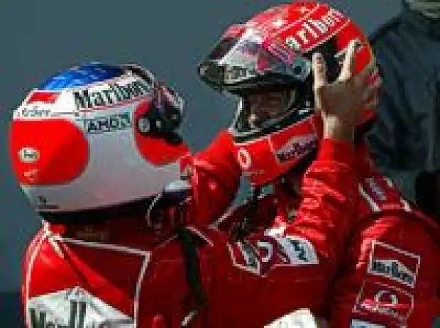 Barrichello und Schumacher Titel-Bild zur News: Barrichello und Schumacher