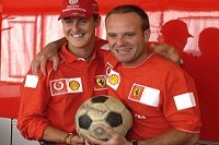 Bild zum Inhalt: Ferrari-Fahrer freuen sich auf das WM-Endspiel