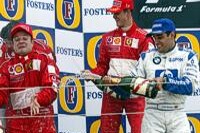 Bild zum Inhalt: Schumacher holt im Regenchaos von Silverstone 60. Sieg