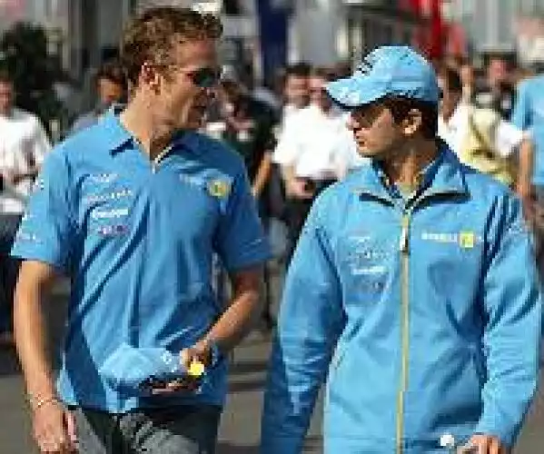 Titel-Bild zur News: Jenson Button, Jarno Trulli