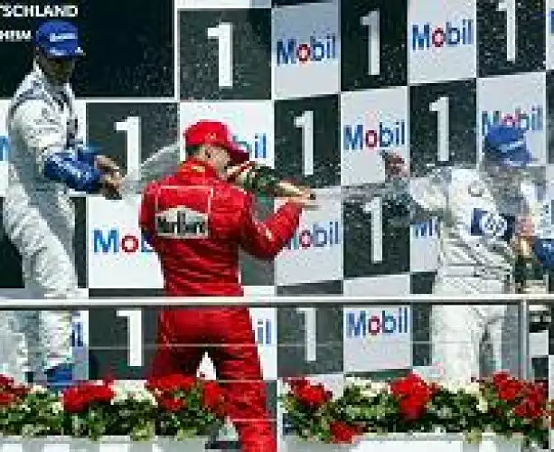 Montoya, Michael und Ralf Schumacher Titel-Bild zur News: Montoya, Michael und Ralf Schumacher