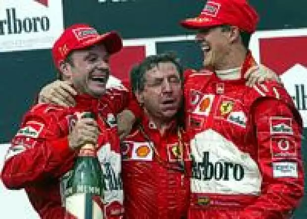 Titel-Bild zur News: Barrichello, Todt und Schumacher