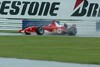 Bild zum Inhalt: Michael Schumacher am ersten Testtag in Monza vorne