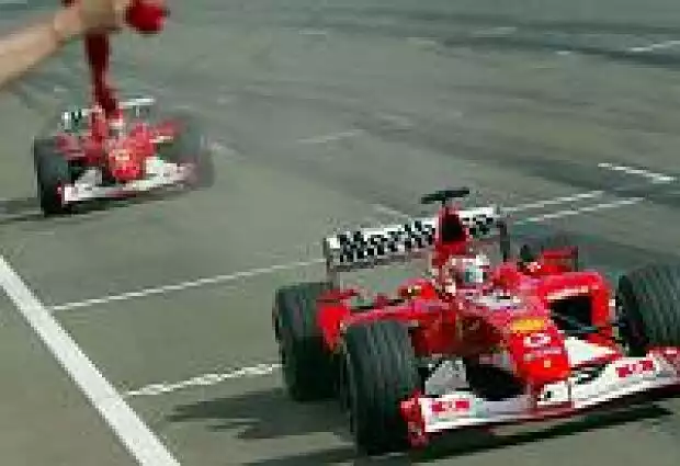 Rubens Barrichello, Michael Schumacher Titel-Bild zur News: Rubens Barrichello, Michael Schumacher