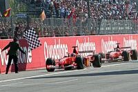 Bild zum Inhalt: Perfekter Tag für Ferrari in Monza – Rubinho vor Schumi