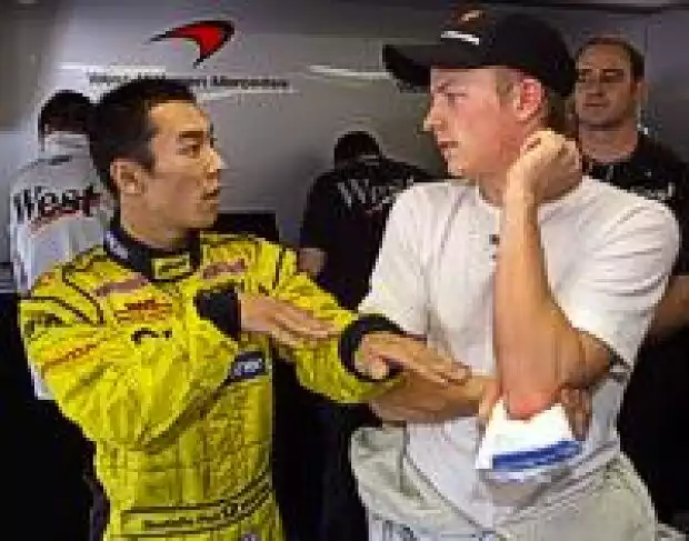 Sato und Räikkönen Titel-Bild zur News: Sato und Räikkönen