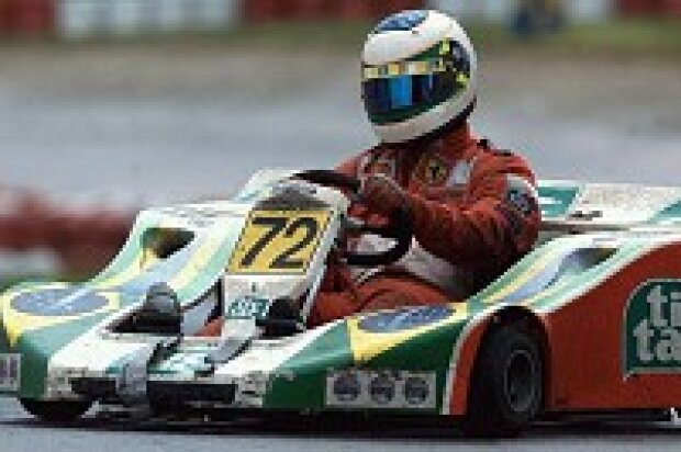 Titel-Bild zur News: Rubens Barrichello im Kart