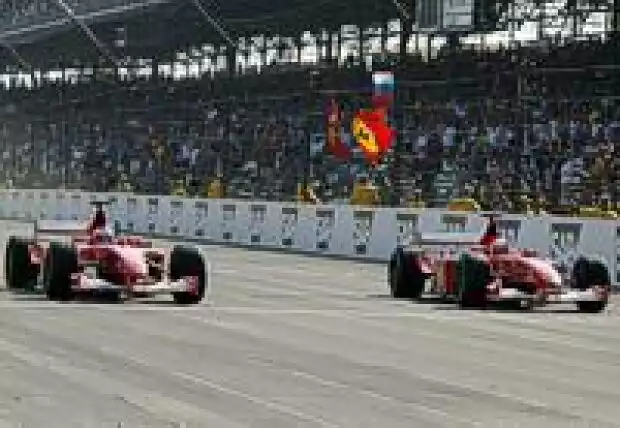 Barrichello und Schumacher Titel-Bild zur News: Barrichello und Schumacher