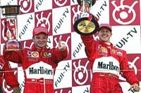 Bild zum Inhalt: Ferrari krönt die Saison 2002 mit neuntem Doppelsieg