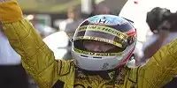 Takuma Sato jubelt