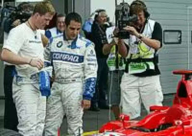 Titel-Bild zur News: Schumacher und Montoya