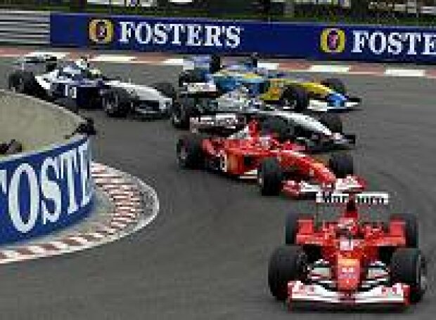 Titel-Bild zur News: Michael Schumacher, Rubens Barrichello
