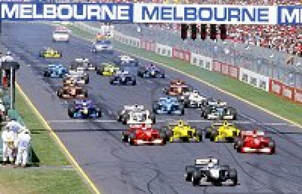 Titel-Bild zur News: Start zum Australien-GP 2000