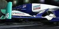 Die markante Frontpartie des Sauber C21