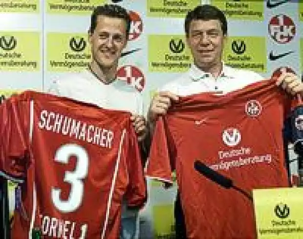 Michael Schumacher und Otto Rehagel Titel-Bild zur News: Michael Schumacher und Otto Rehagel