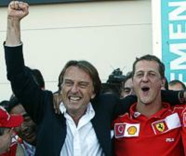 Titel-Bild zur News: Montezemolo und Schumacher