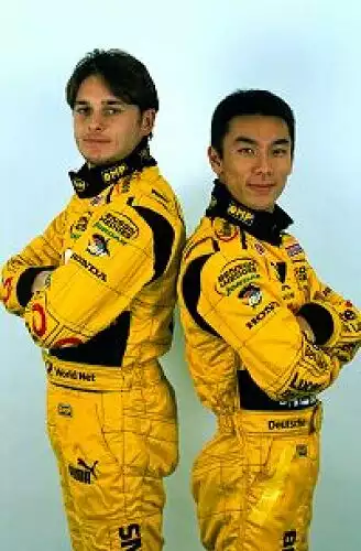 Giancarlo Fisichella und Takuma Sato Titel-Bild zur News: Giancarlo Fisichella und Takuma Sato