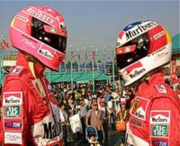 Titel-Bild zur News: Schumacher-Doppelgänger