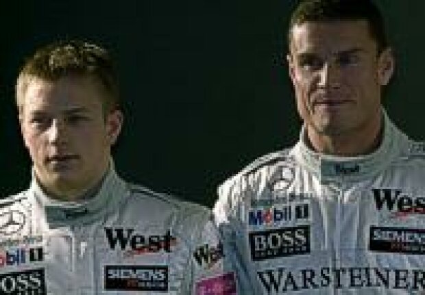 Titel-Bild zur News: Räikkönen und Coulthard