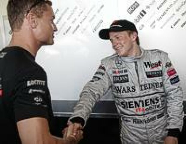Titel-Bild zur News: Coulthard und Räikkönen