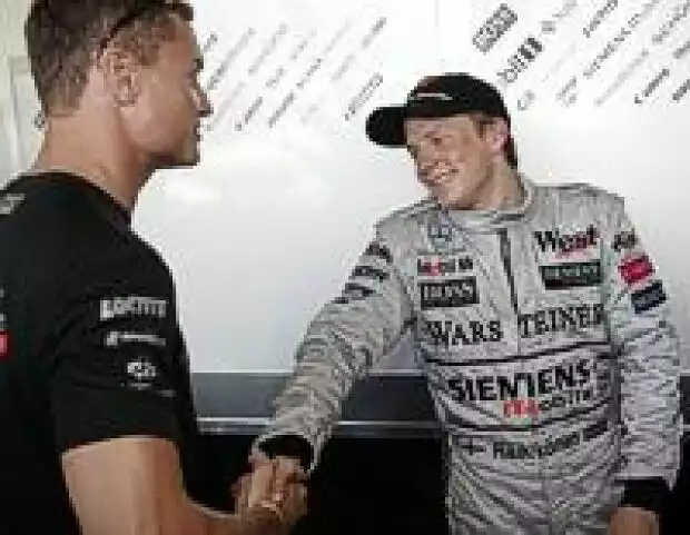 Titel-Bild zur News: Coulthard und Räikkönen