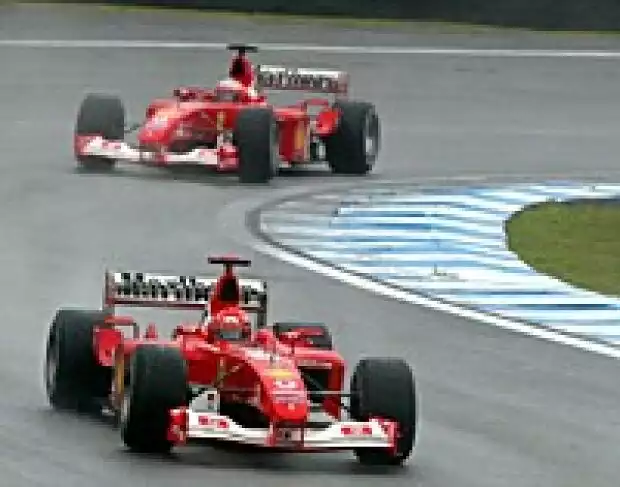 Schumacher und Barrichello Titel-Bild zur News: Schumacher und Barrichello